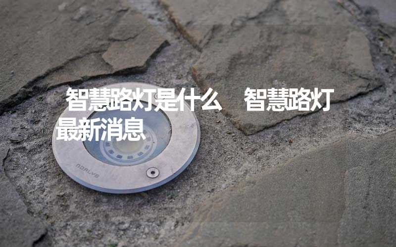 智慧路灯是什么 智慧路灯最新消息